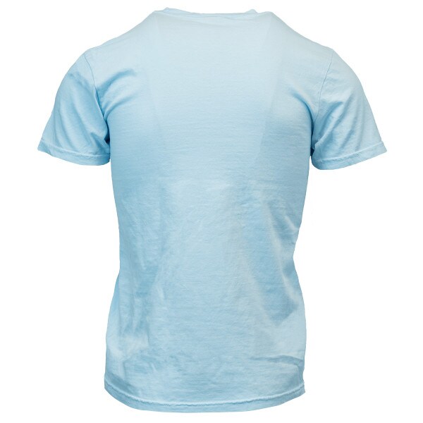 Utah State Mountain Line Drawing Blue Short-Sleeve T-Shirt